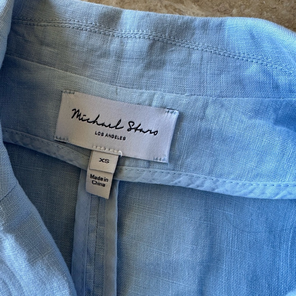 Michael Stars Sky Blue Blazer